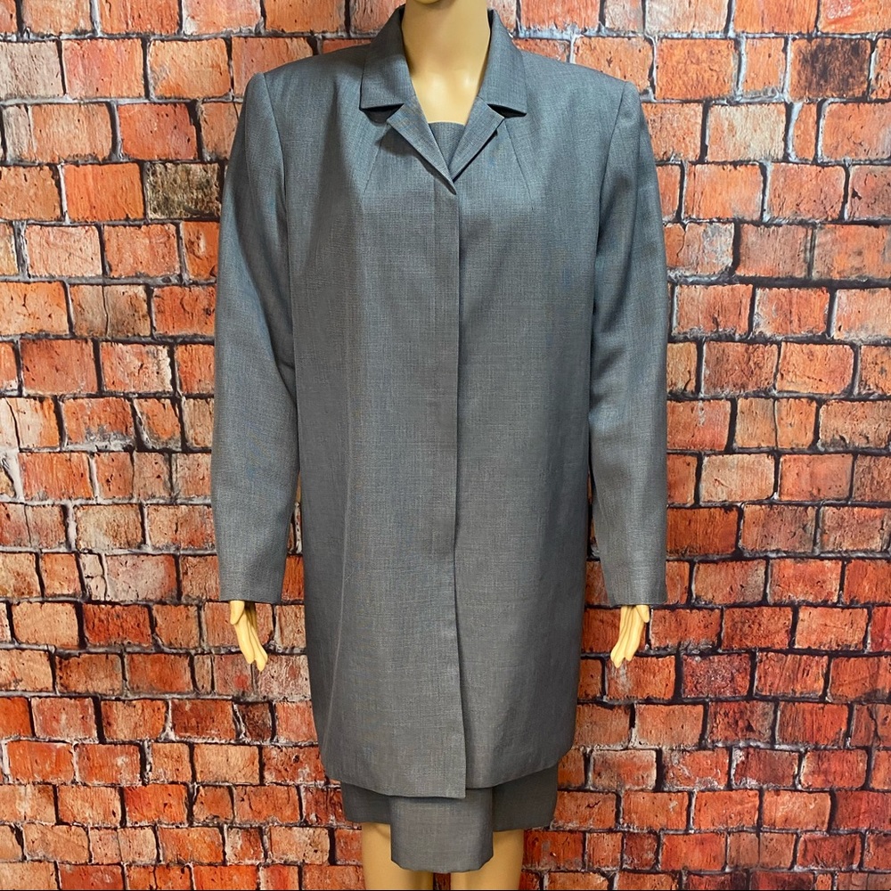 Norton McNaughton Vintage 90’s Gray‎ Jacket Dress
